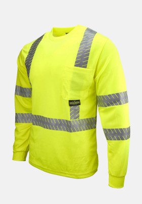 Radians ST24-3 Class 3 High Visibility Safety T-Shirt with Rad-Shade® UV Protection
