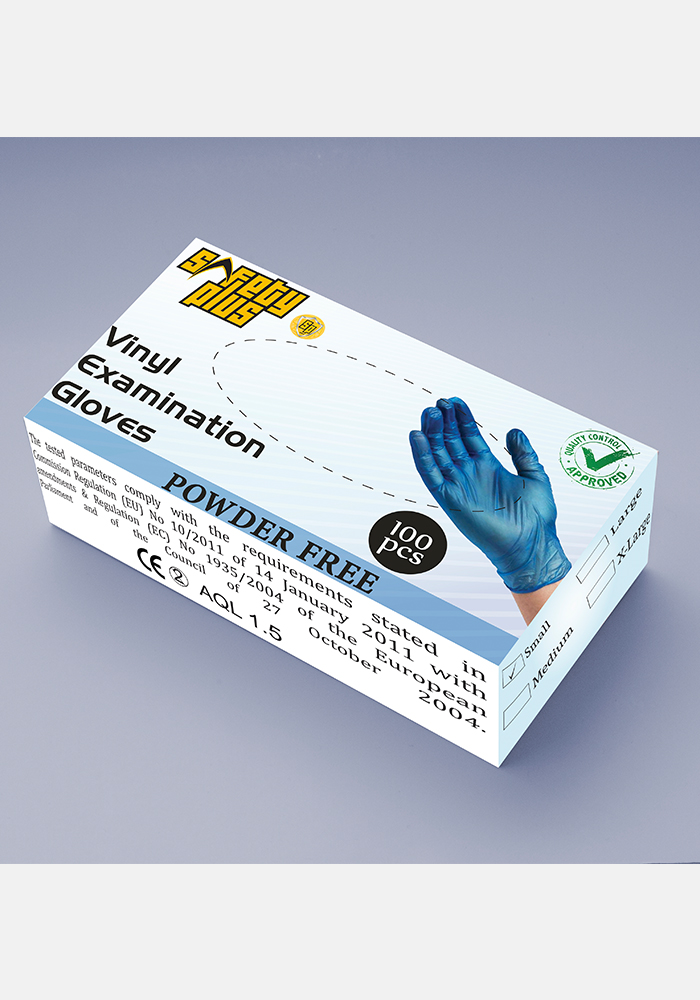 Safety Plus World Vinyl Examination Gloves